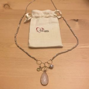 Silver and gold Nakamol necklace